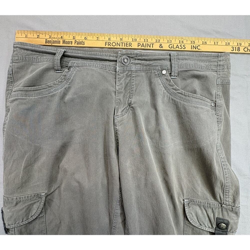 KUHL Born In The Mountain Roll Up Hiking Pants Women’s Size 12 Reg Gray Outdoor - Picture 7 of 12